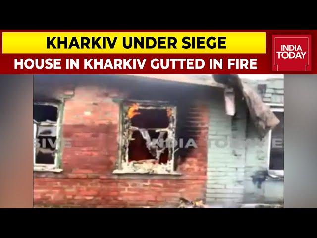 Kharkiv Under Siege: House In Kharkiv Gutted In Fire | Russia-Ukraine War | Ground Report | Breaking