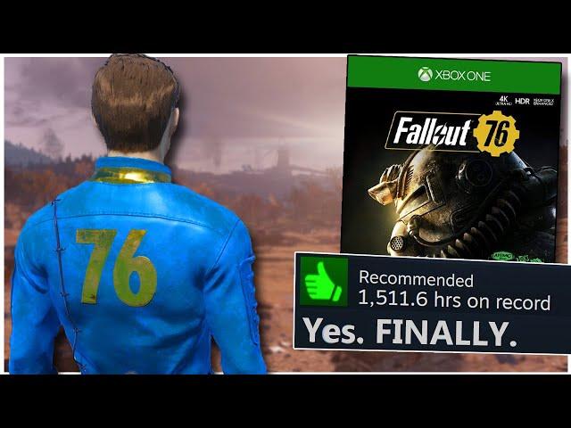 Yes, Fallout 76 is good now