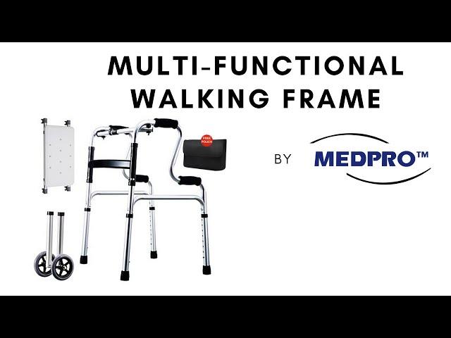 MEDPRO™ Multi-Functional Foldable Walking Frame