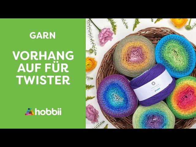 Vorhang auf für Twister  Hobbii Garnpräsentation 