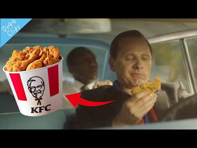 Eating  KFC fried chicken  scene [Green book 2018]