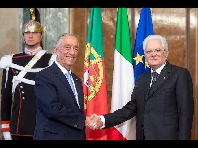 Quirinale: Il Presidente Mattarella incontra il Presidente del Portogallo