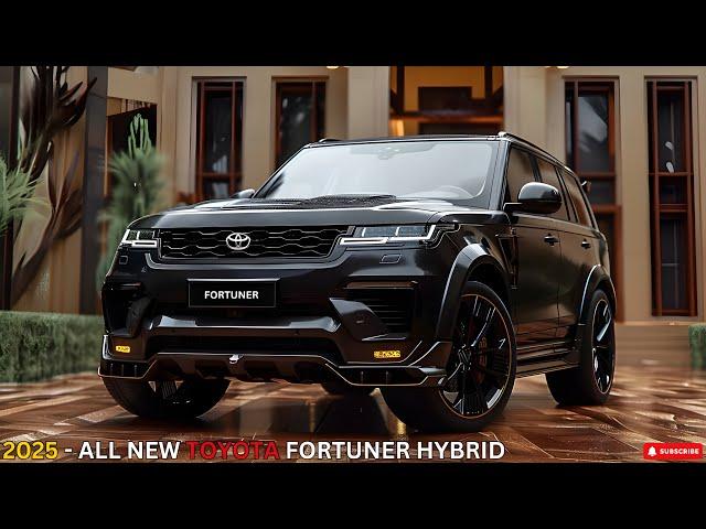 2025 All-New Toyota Fortuner Hybrid - Luxury SUV With 48 Volt System New Toyota Fortuner!