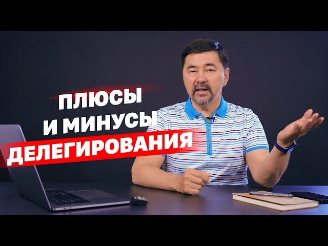 Плюсы и минусы делегирования. Маргулан Сейсембай