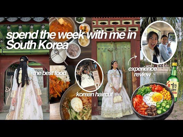 week in South Korea: trying on hanboks, eating new food, etc. 