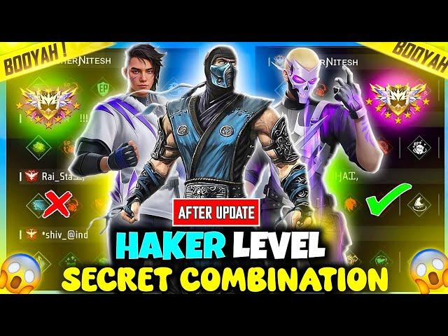 (After Update) Rank Push Best Character Combination | Grandmaster push Best Character Combination