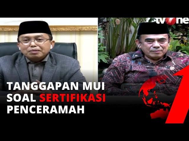 Pendakwah Harus Bersertifikat, MUI: Ini Membatasi Gerak Seluruh Mubaligh di RI | tvOne