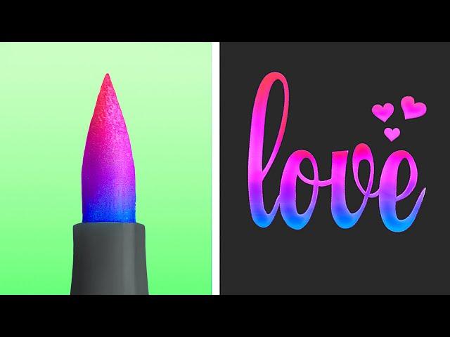 Creative Drawing Tricks and Hacks / Cool and Funny DIY Art Hacks