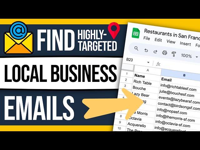 Find Local Business Emails in 3 Steps (Automated)