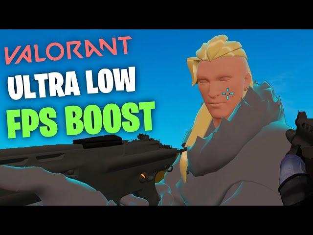 Valorant ULTRA LOW Graphics Tutorial - FPS  Boost, Fix Lag & Stuttering