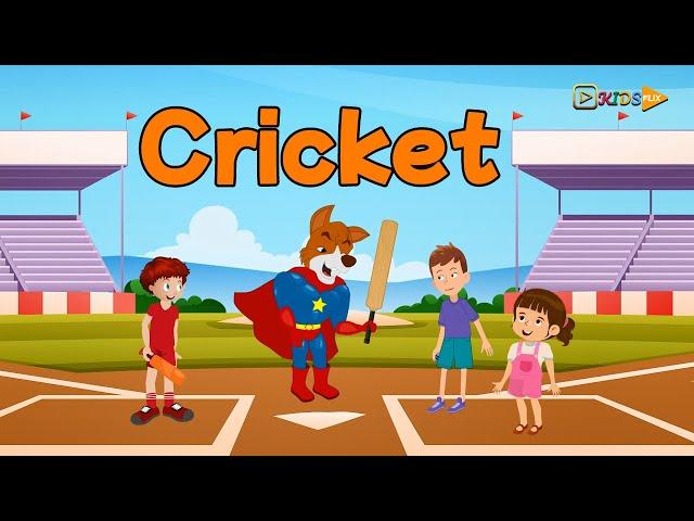 Cricket Fun for Kids - Sports with KidsFlix Club 