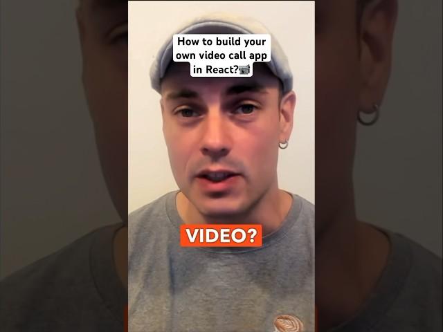 Want to create your own video call app in React? Join us at the #ReactDayBerlin conference️