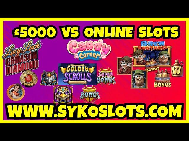 £5,000 VS Online Slots! Big Wins or Total Loss? 