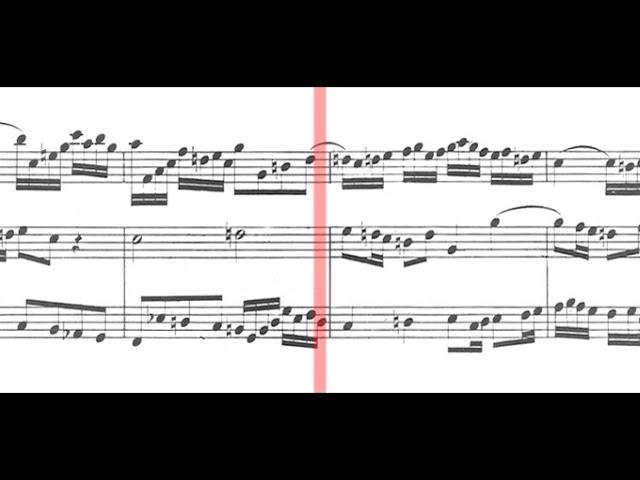 BWV 1018: Violin Sonata in F Minor (Scrolling)