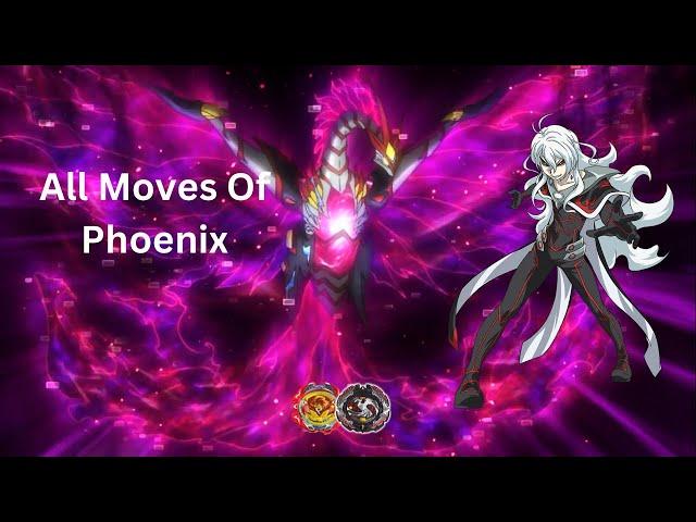 All moves of Revive/Dread Phoenix | Phi |