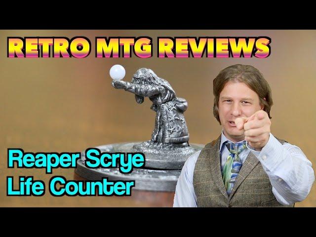 Retro MTG Reviews - Reaper Scrye Pewter Life Counter from 1994! Magic: The Gathering