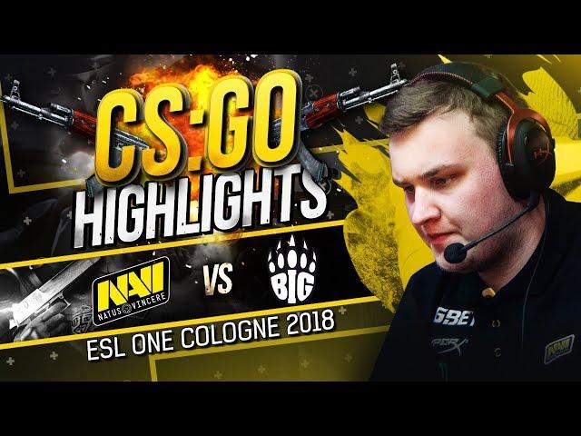 CSGO Highlights: NAVI vs BIG @ ESL One Cologne 2018