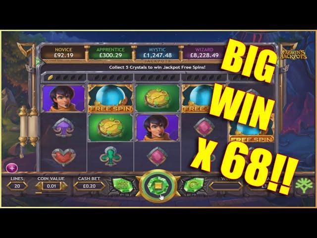 Big Win x68 - Bonus on Ozwin's Jackpots - Online Slots - PlayOJO Casino - The Reel Story