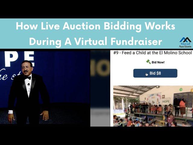 How Live Auction Bidding Works During A Virtual Fundraiser