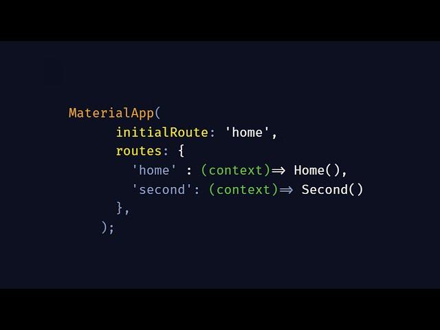 Flutter Named Route | Flutter Native Route & Navigation