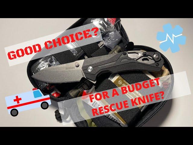 Kershaw Drivetrain: good choice for a budget friendly rescue knife? Unboxing & everyday testing.