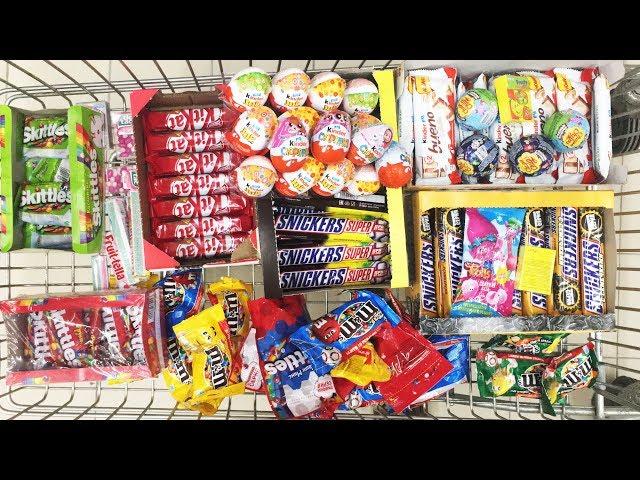 A Lot Of NEW Candy 2018 #54 ASMR / АСМР ЗАКУПКА Киндер Сюрпризы Маша и Медведь, Фиксики, Лунтик