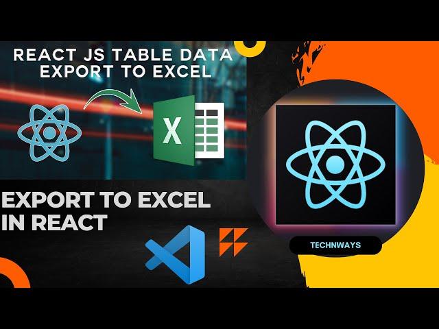 Export data to excel in react | ReactJS  | data table to excel  | Export to CSV  | UI Development