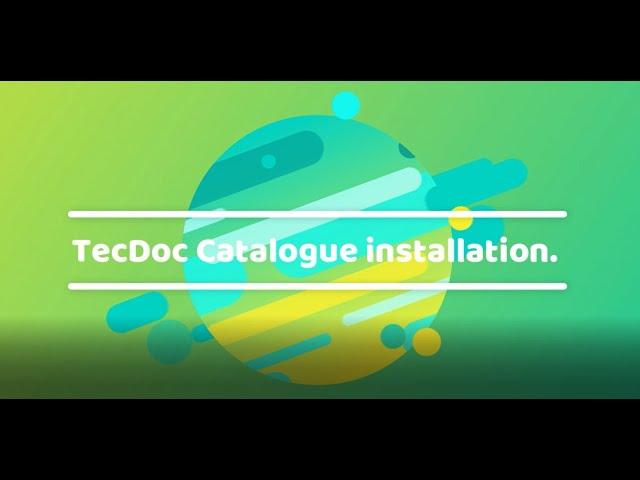 TecDoc 2018 Full (Installation)