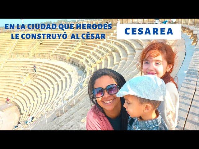 RUINAS de la Ciudad de Herodes | CESAREA MARÍTIMA en ISRAEL CON GINI