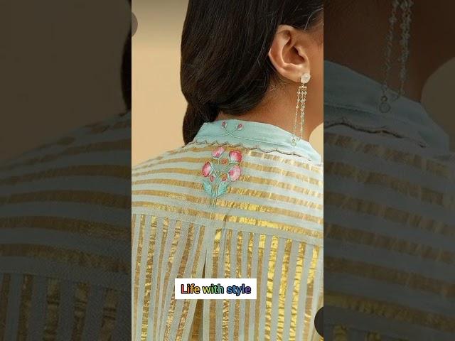 beautiful and stylish back side neck designes 2023 by Life with style / How to make back side neck,