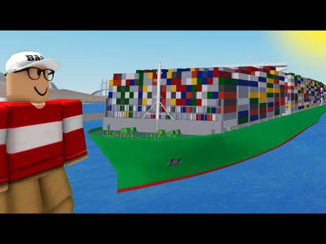 Für 9.999 ROBUX das größte Containerschiff in Schiffsspuren kaufen!