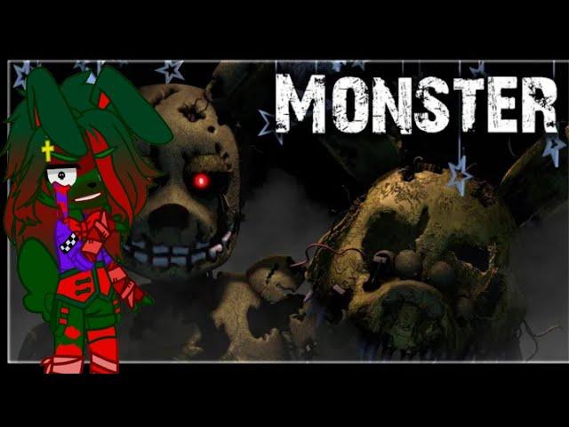 Afton's reaction (+ Fnaf 3) to [SFM/FNAF] Skillet - Monster