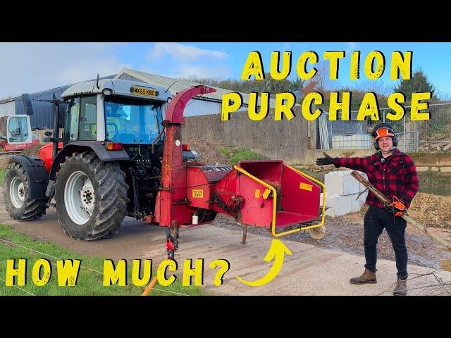 I Spent £700 on an 8" Wood Chipper at Auction! But... Does It Work?