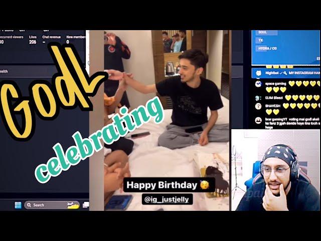 Godl celebration | godl in lan finally |jelly’s birthday |bgmi HIGHLIGHTS