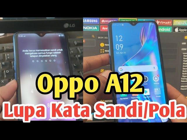 Oppo A12 CPH2083 Lupa Kata Sandi/Pola Via Unlock Tool#done