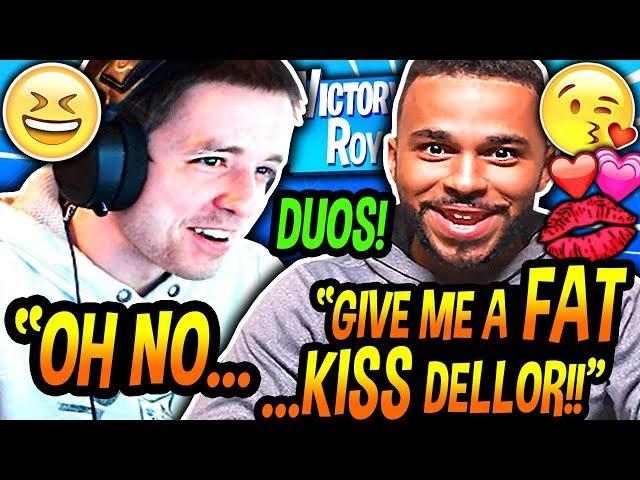 Hamlinz & Dellor FINALLY Play Fortnite DUOS TOGETHER For The *FIRST* TIME! (HILARIOUS!) TSM_DELLOR?