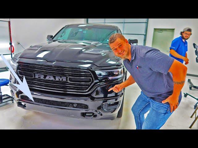 Paint Protection Film Test After A Rock Chip Accident On A Ram 1500 Hemi Did It Protect The Paint?