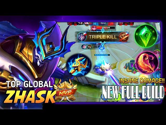 Zhask New full build |Zhask Top Global/Zhask best build/INTENSE GAMEPLAY
