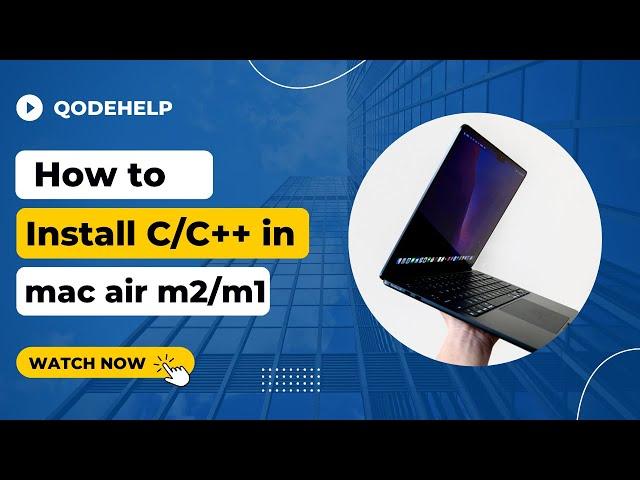 how to install c/c++ in MacBook air m2/m1||Easy way to run c program in mac