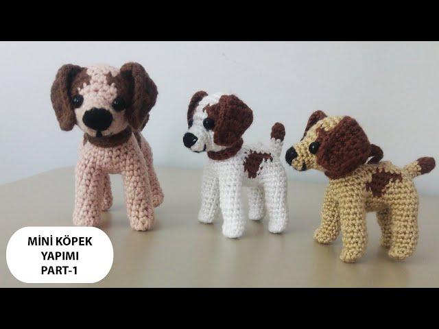 Amigurumi minik köpek yapımı 7-8 cm part 1(English subtitle