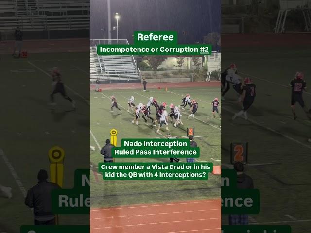 Pass Interference? Yes or No? Terrible call by refs #2 #footballshort #football #highschoolfootball