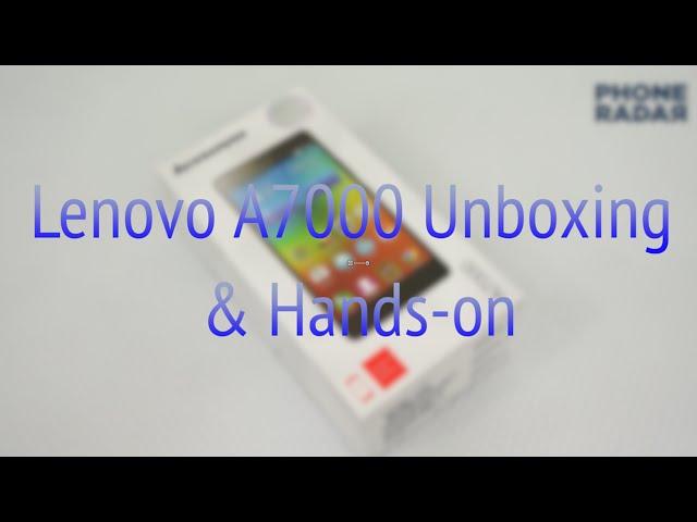 Lenovo A7000 - Unboxing & Hands-On | Dolby Atmos SmartPhone | PhoneRadar