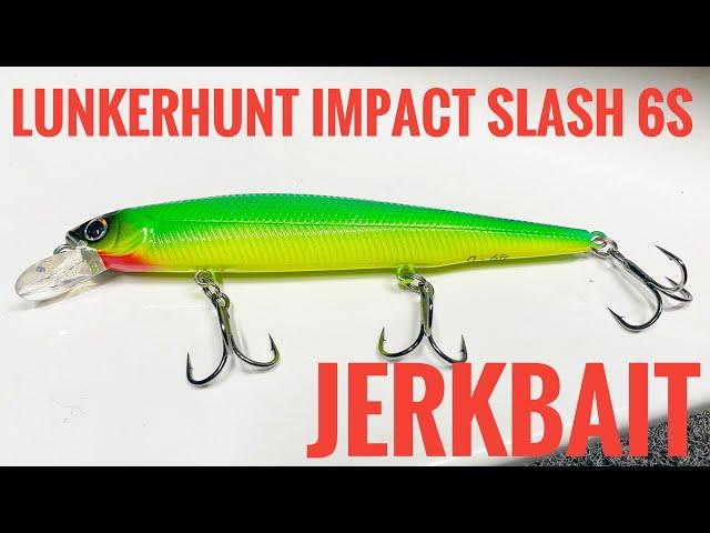 Fishing with LUNKERHUNT Impact Slash 6S JERKBAIT | Budget Jerkbait