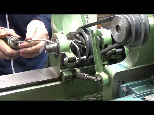 Myford ML10 remove the chuck with a nail