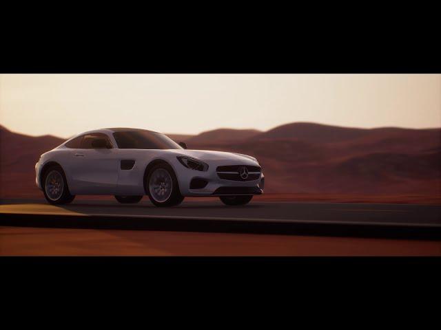 Mercedes amg photoreal render - unreal engine