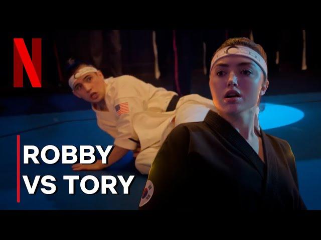 Cobra Kai Season 6 Part 2: Tory Vs Robby TEAM BATTLES!