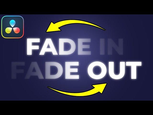 How To Text Fade In and Fade Out Animation in Davinci Resolve Tutorial