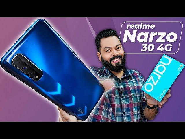 realme Narzo 30 4G Unboxing And First Impressions  MediaTek Helio G95, 90Hz Screen, 5000mAh & More