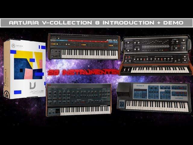 Arturia V-Collection 8 Introduction + New Instruments Overview | No Talking |