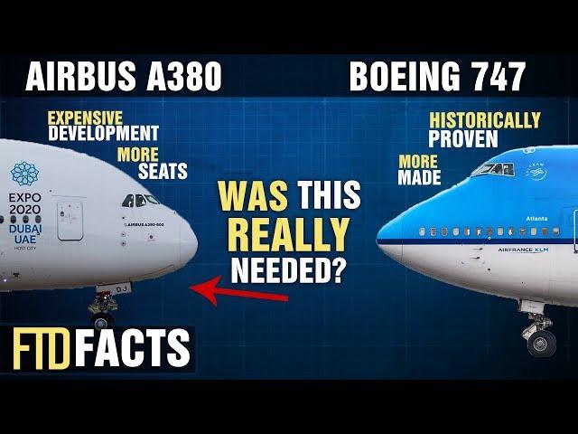 The Differences Between The BOEING 747 and The AIRBUS A380